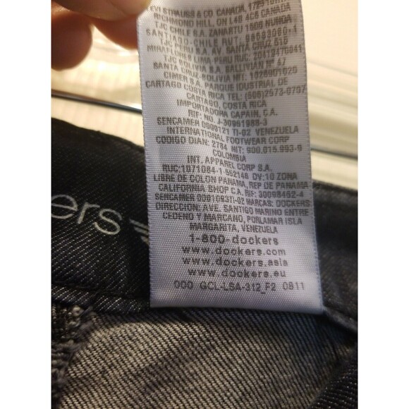 Dockers Jeans Woman's 16M Dark Blue Hello Smooth Button Pocket - Picture 9 of 11